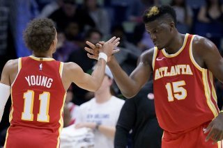 Trae Young et Clint Capela solides pour Atlanta KEYSTONE/AP/Matthew Hinton